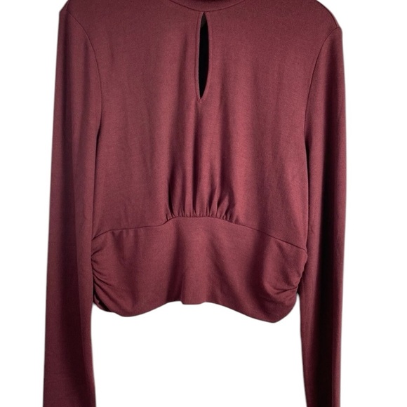 Brea Canyon Women's Roza Long Sleeve Blouse Keyhole Front Knit Shirt Sz XXL - Picture 5 of 11